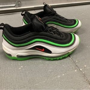 Nike Air Max 97 City Pride Dallas Home 2019 Size 7Y Green / White